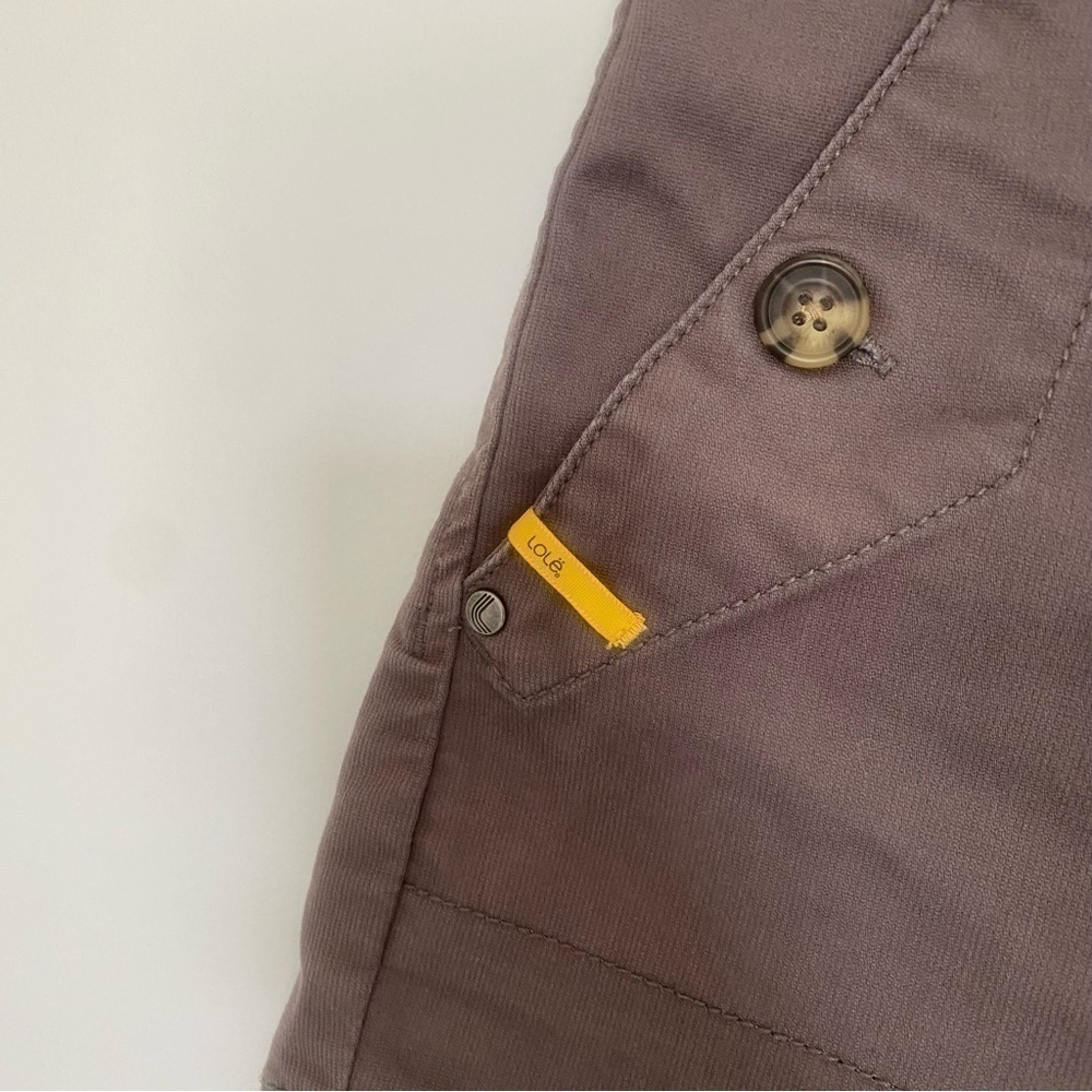 LOLE Athletic Brown Taupe Cargo Casual Walking Shorts Sz 6 - Picture 2 of 5